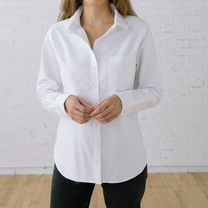Tradlands 101 Elms white Oxford Size S
